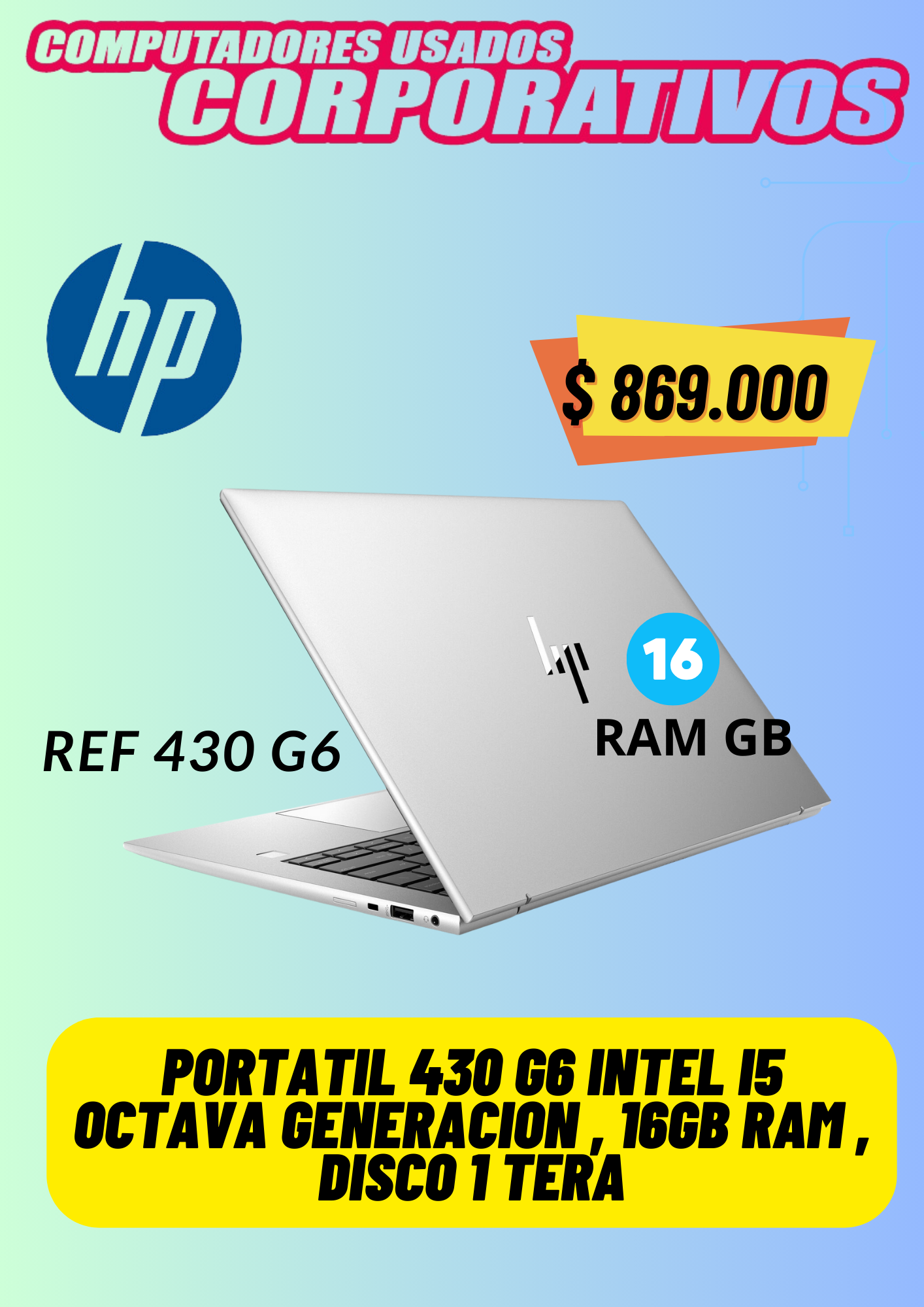 430 G6 INTEL®CORE™ I5 OCTAVA